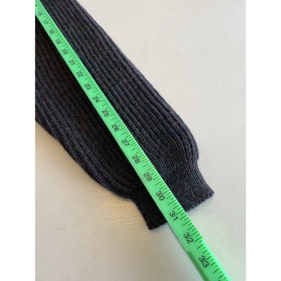 Vintage Shawl Collar Wool Cardigan Size Large Made in Britain Grandpa Sweater - Picture 10 of 12